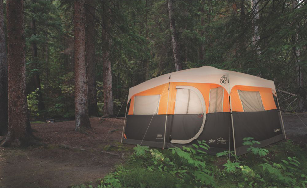 Camp like a PRO, check out Colman's instant tent, it has a closet ...